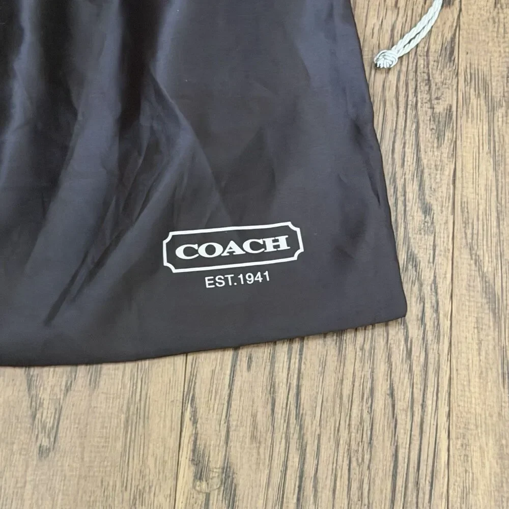 Coach Dust Cover Bag Drawstring Brown